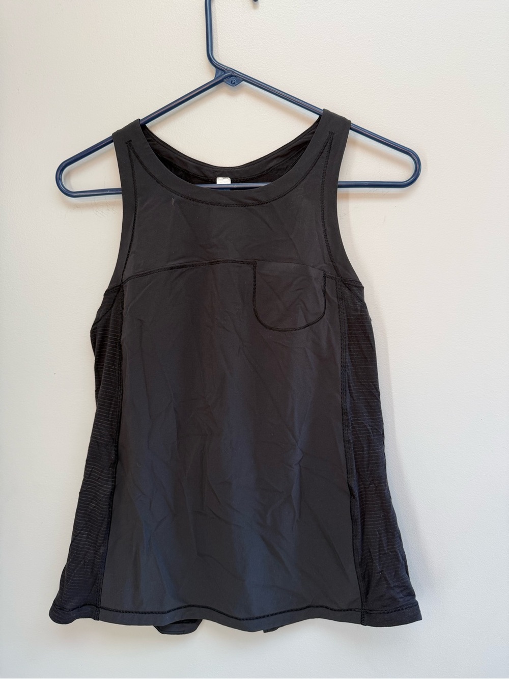 lululemon athletica Black Mesh-Side Athletic Tank